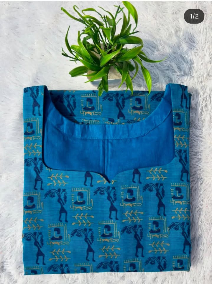 LSV 445 [ Heritage prints in a modern blue charm ]