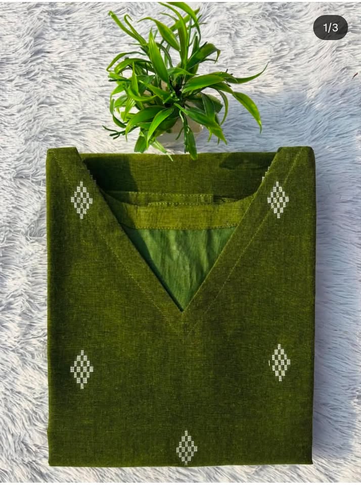 LSV415 [ Olive green elegance wrapped in timelesss