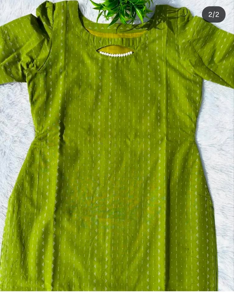 LSV 267 [ Grace meets comfort in this stunning green kurti ]