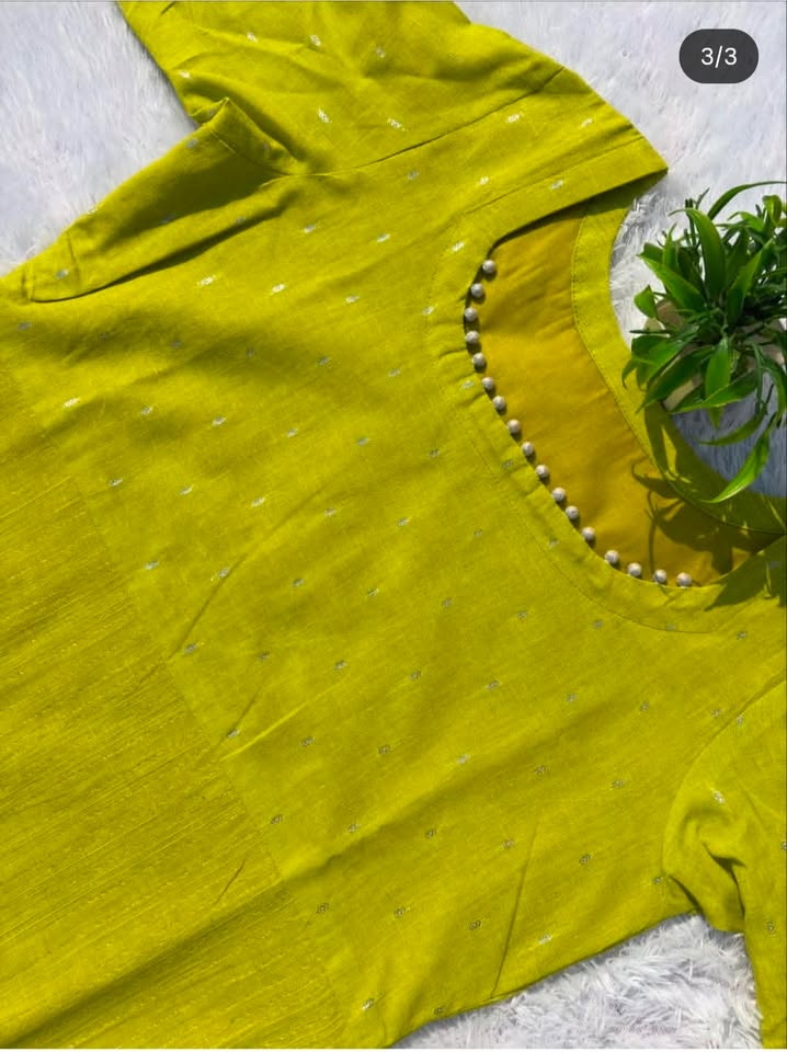 LSV 399 [ Draped in a luxurious lime green hue ]