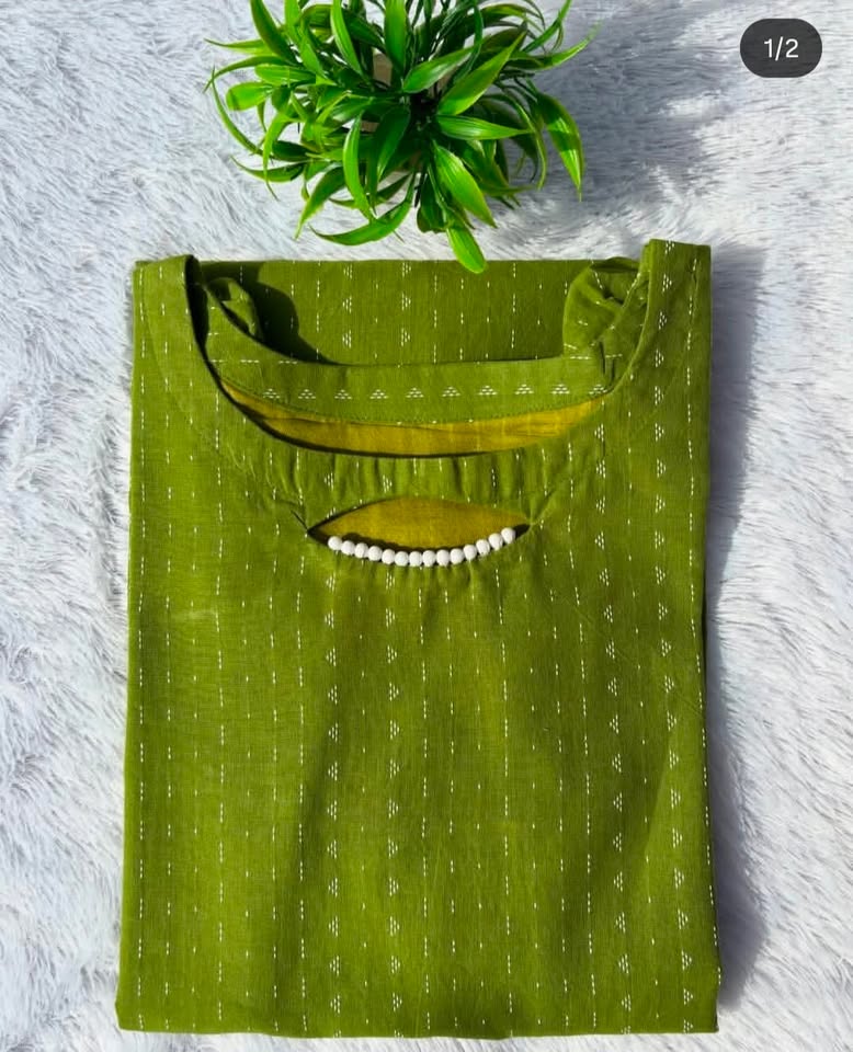 LSV 267 [ Grace meets comfort in this stunning green kurti ]