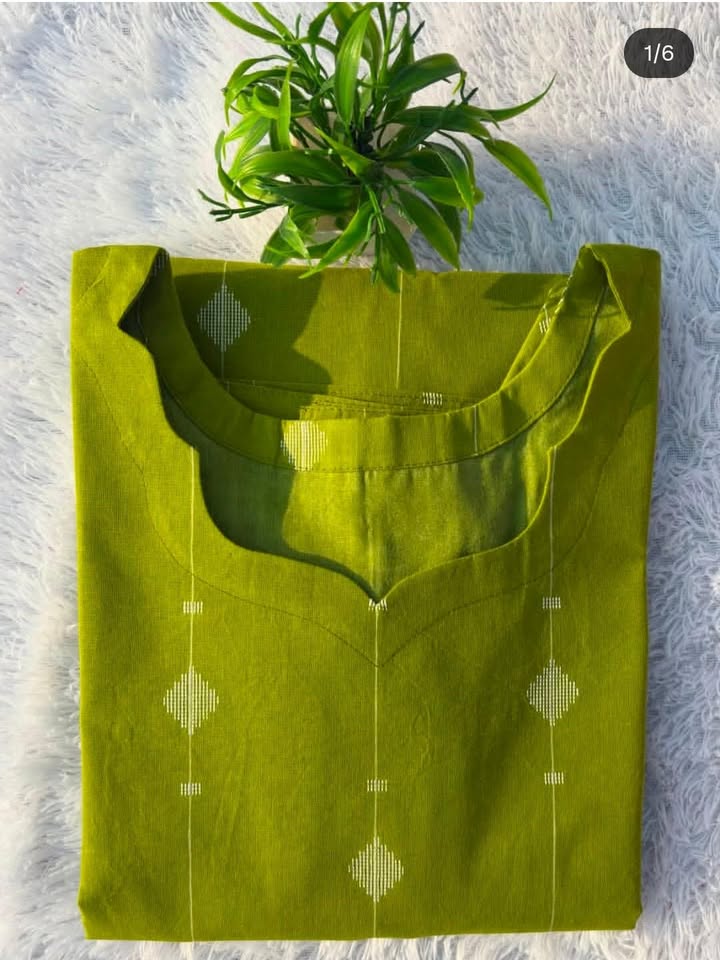 KS 14 [[GREEN] Olive green blended with soft ivory]