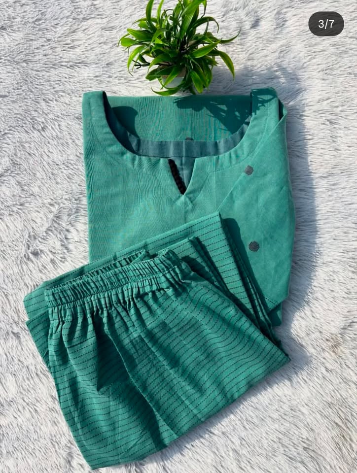 CO14 [ Grace meets freshness in this beautiful sea green coord set ]
