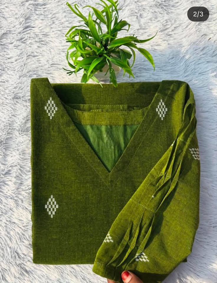 LSV415 [ Olive green elegance wrapped in timelesss