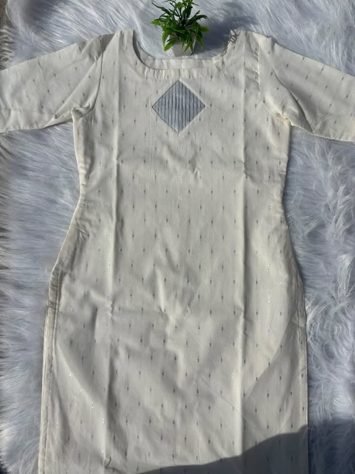 LSV 486 [ A beautifully crafted round neck with a unique pleated patch detailing ]