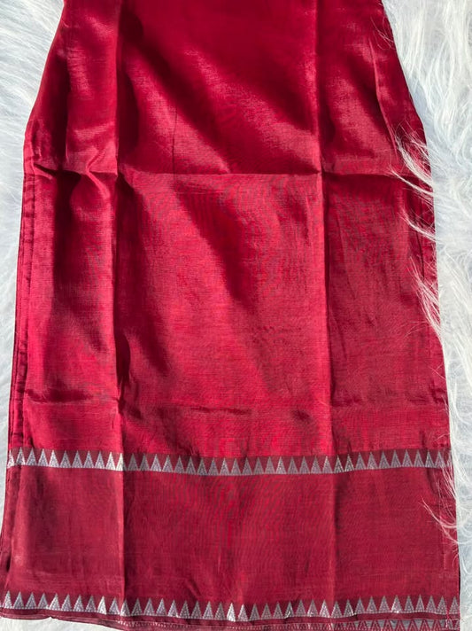 LSV 497 [ Our mangalagiri pattu kurti is designed to bring grace and comfort ]