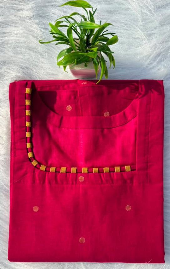 KS 20 [ A Timeless pink lurex Kurti set that radiates grace with every step ]
