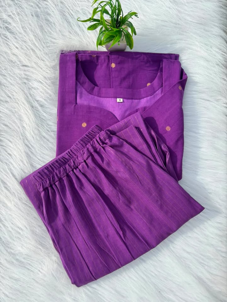 KS 21 [ lurex cotton set that feels like a hug ]