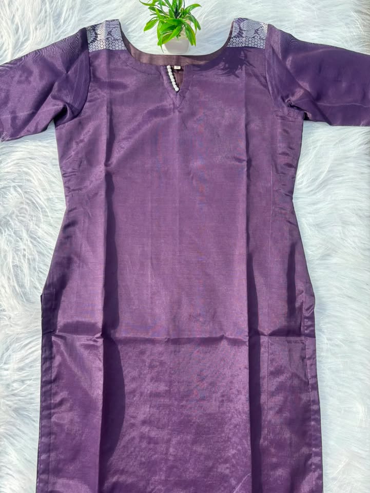 MP 02 [ Mangala Giri peacock boarder pattu Kurti ]