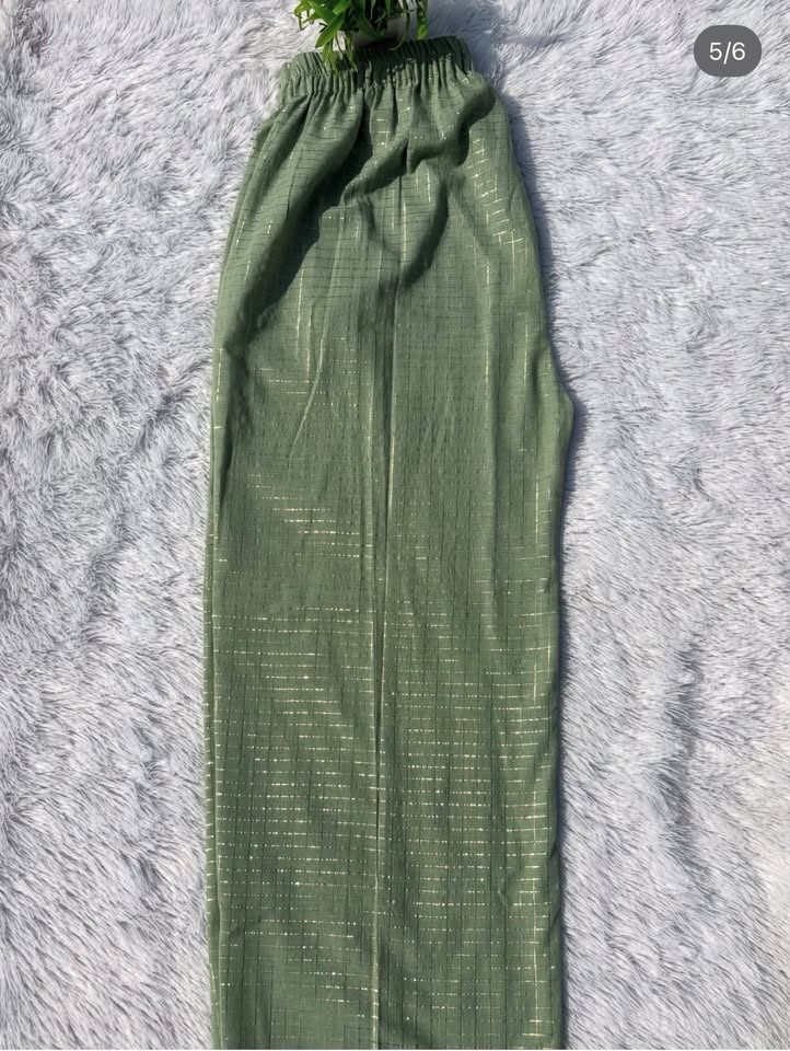 CO 13 [ Sage green elegance wrapped in a handcrafted boa tie coord calm classy and effortlessly chic ]