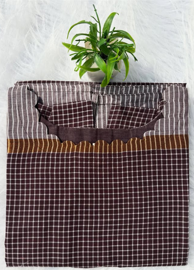 LSV 540 [ Simple checks soft silhouette endless wearability ...