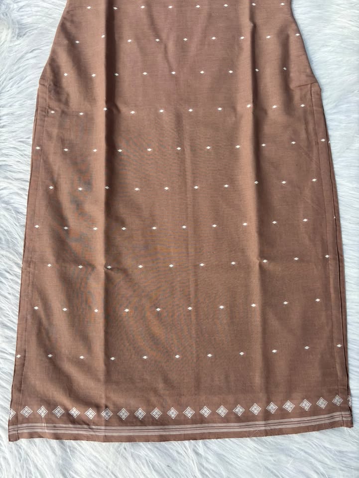 LSV 545 [ Criss cross elegance in soft mauve ]