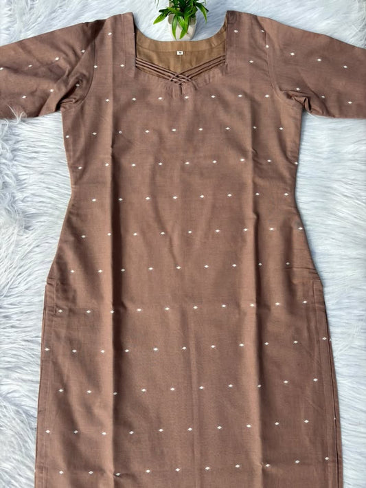 LSV 545 [ Criss cross elegance in soft mauve ]